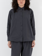 Casey Casey Drays Shirt in Blue Skul - CASEY CASEY at Worthwhile - shop TOP