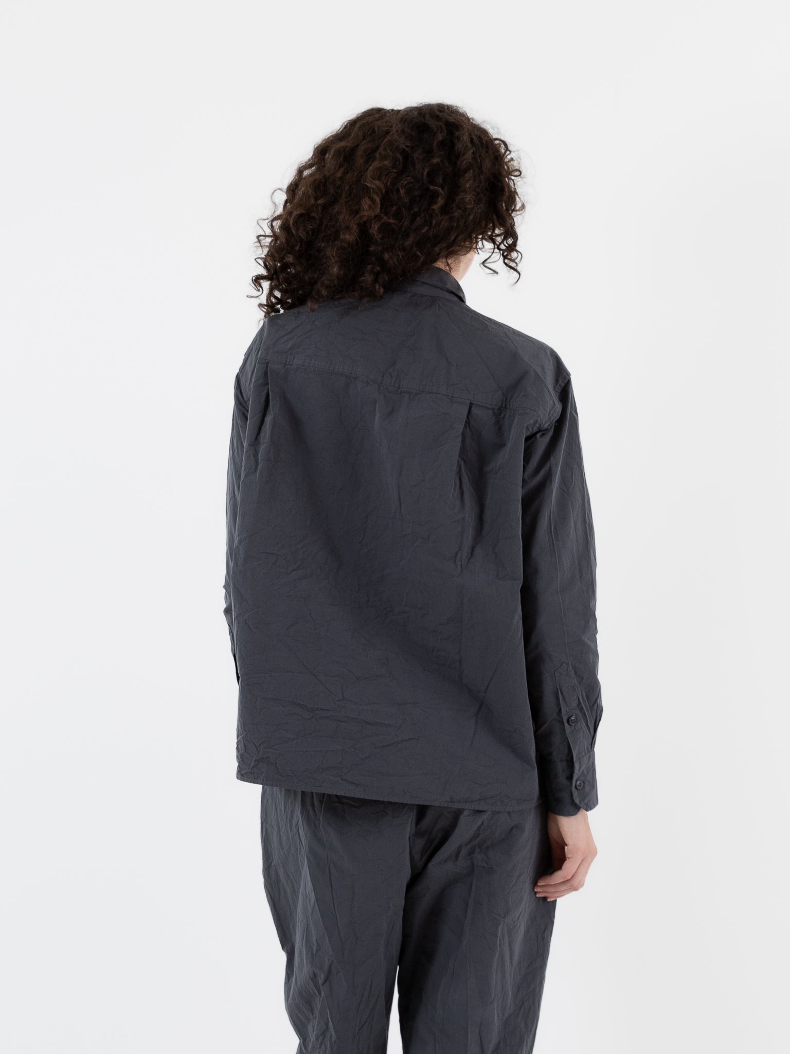 Casey Casey Drays Shirt in Blue Skul - CASEY CASEY at Worthwhile - shop TOP