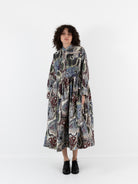 Casey Casey Stephanie Dress in Print, Browns - CASEY CASEY at Worthwhile - shop DRESS