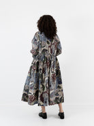 Casey Casey Stephanie Dress in Print, Browns - CASEY CASEY at Worthwhile - shop DRESS