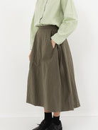 Casey Casey Moon Skirt, Olive - Worthwhile, Inc.
