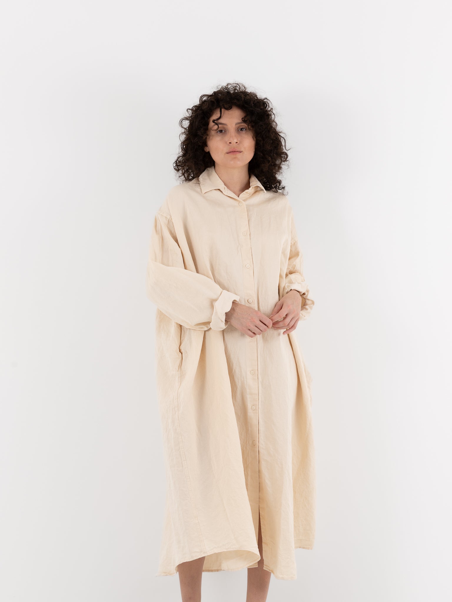 Casey Casey Tippy Dress in Natural - CASEY CASEY at Worthwhile - shop DRESS