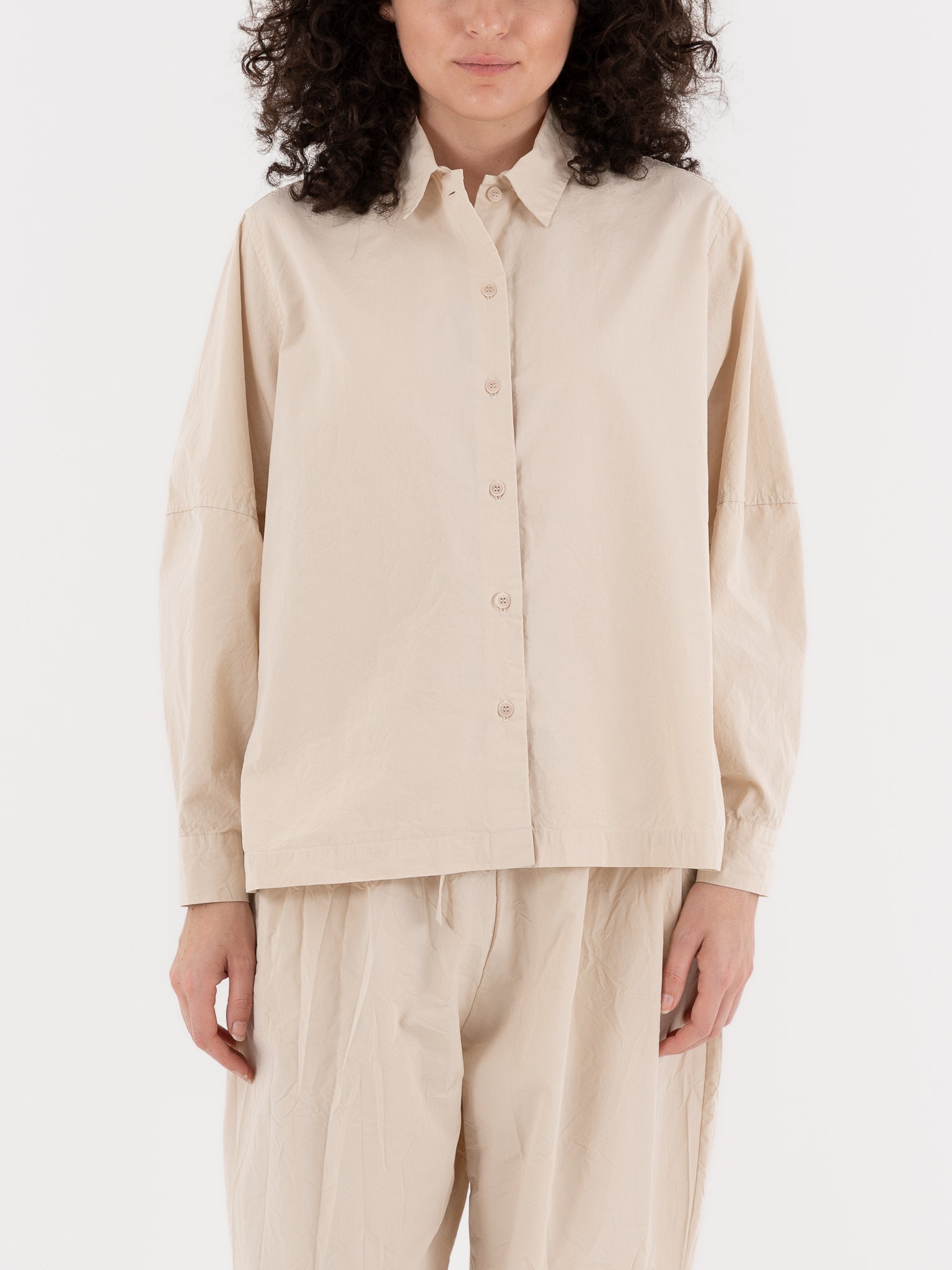 Casey Casey Elena Shirt in Off White - CASEY CASEY at Worthwhile - shop TOP