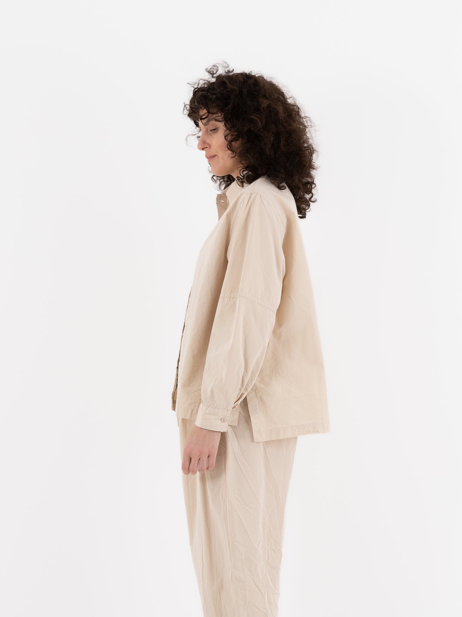 Casey Casey Elena Shirt in Off White - CASEY CASEY at Worthwhile - shop TOP