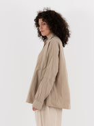 Casey Casey Waga Shirt in Oatmeal - CASEY CASEY at Worthwhile - shop TOP