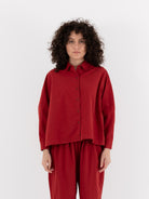 Casey Casey Elena Shirt in Rusty - CASEY CASEY at Worthwhile - shop TOP