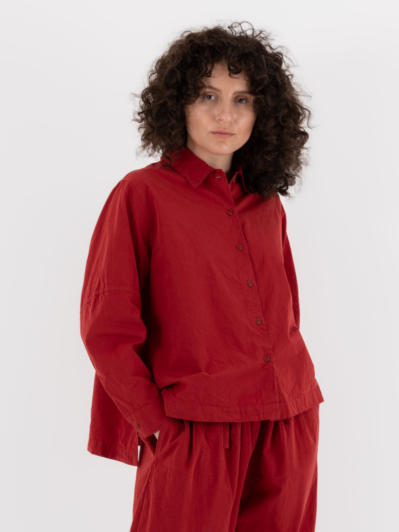 Casey Casey Elena Shirt in Rusty - CASEY CASEY at Worthwhile - shop TOP