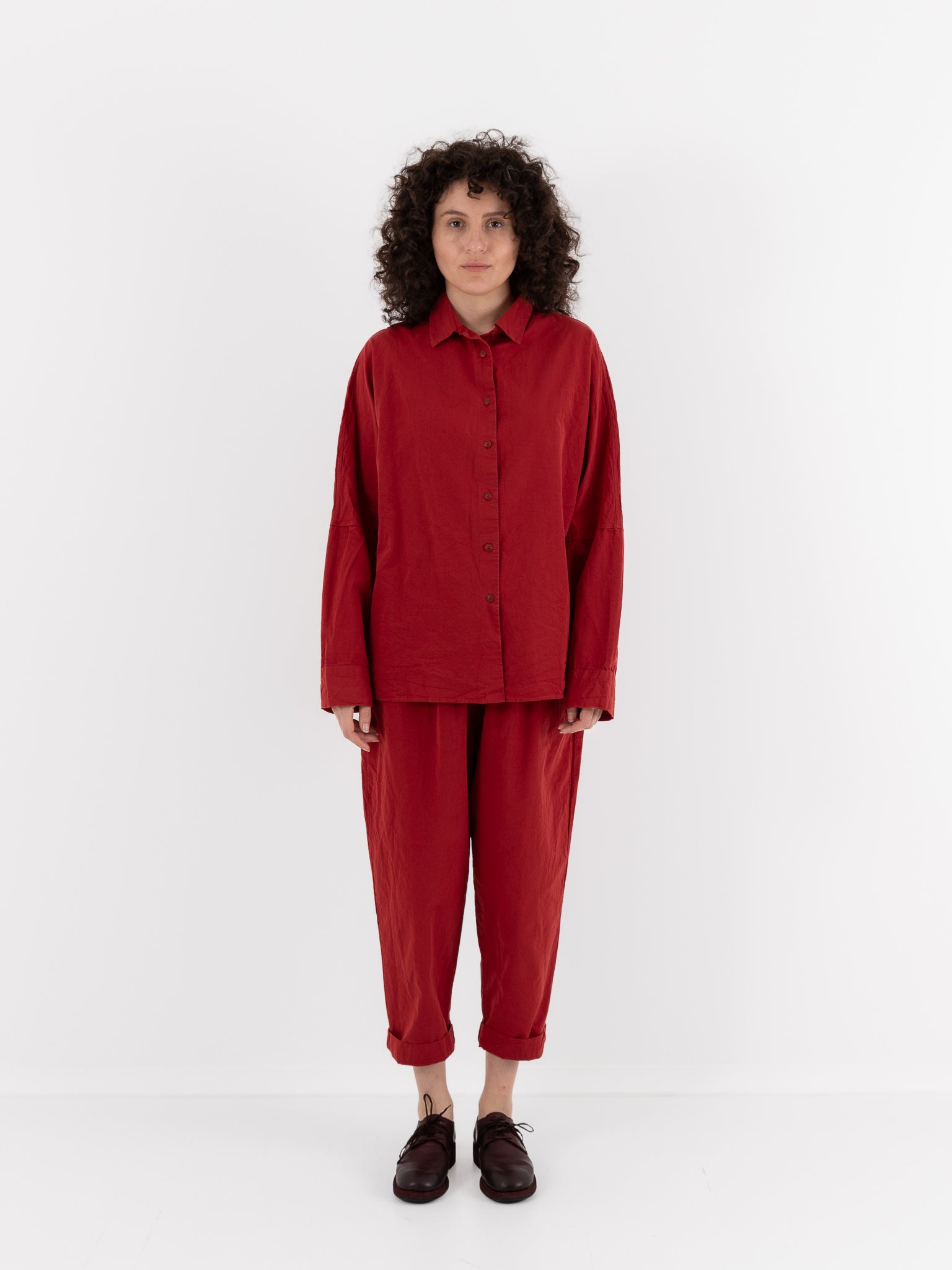 Casey Casey Waga Shirt in Rusty - CASEY CASEY at Worthwhile - shop TOP