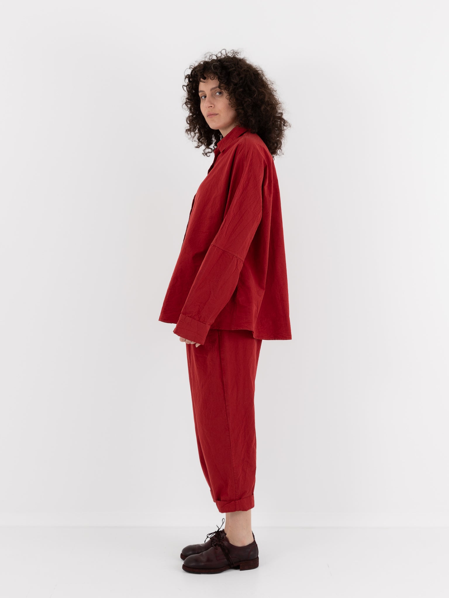 Casey Casey Waga Shirt in Rusty - CASEY CASEY at Worthwhile - shop TOP