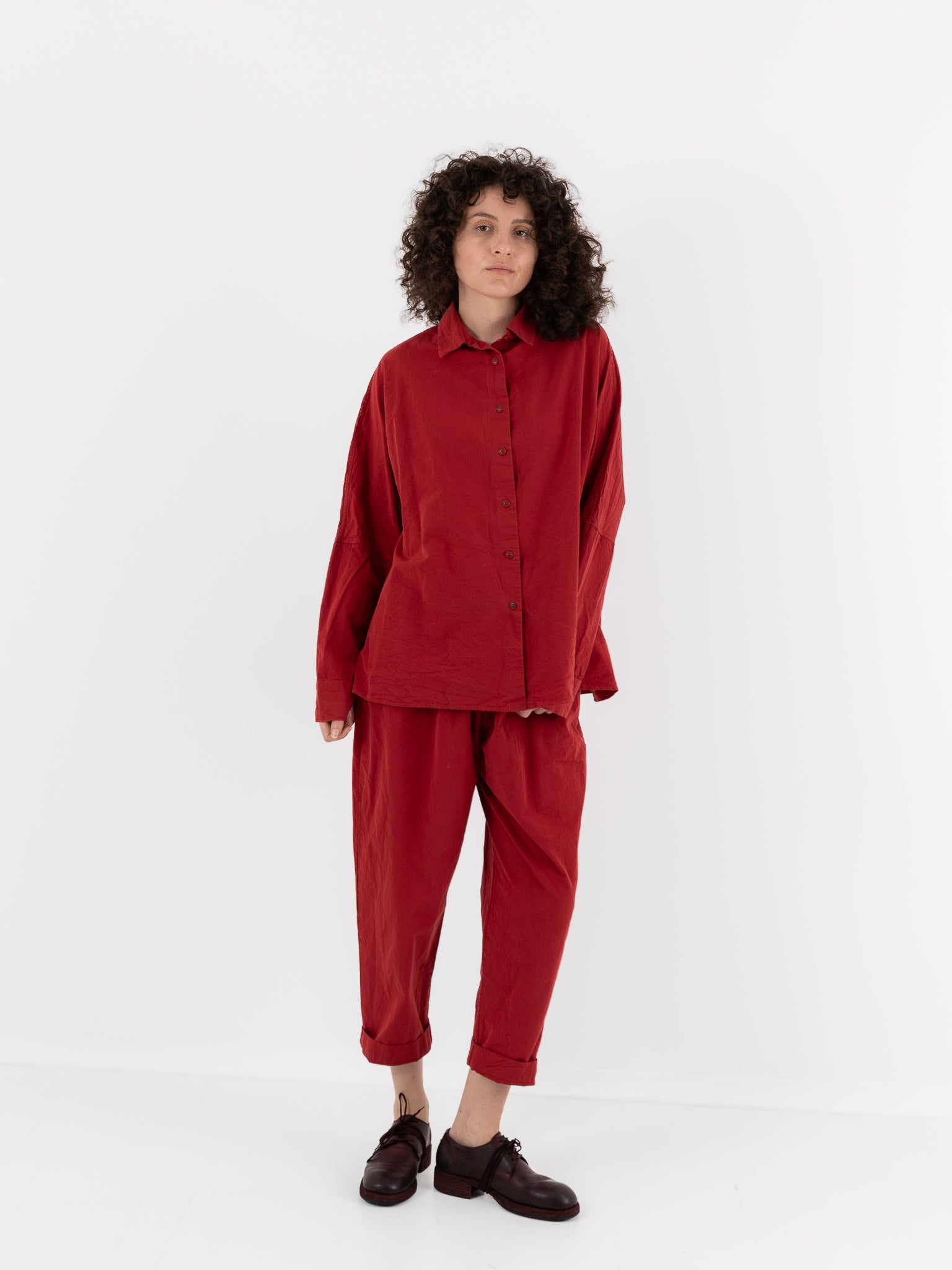 Casey Casey Waga Shirt in Rusty - CASEY CASEY at Worthwhile - shop TOP