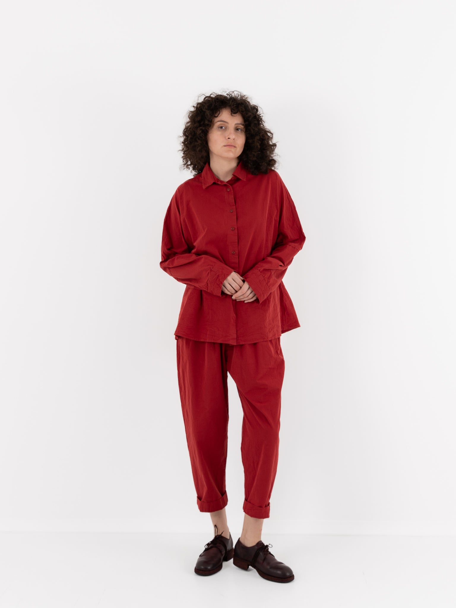 Casey Casey Waga Shirt in Rusty - CASEY CASEY at Worthwhile - shop TOP