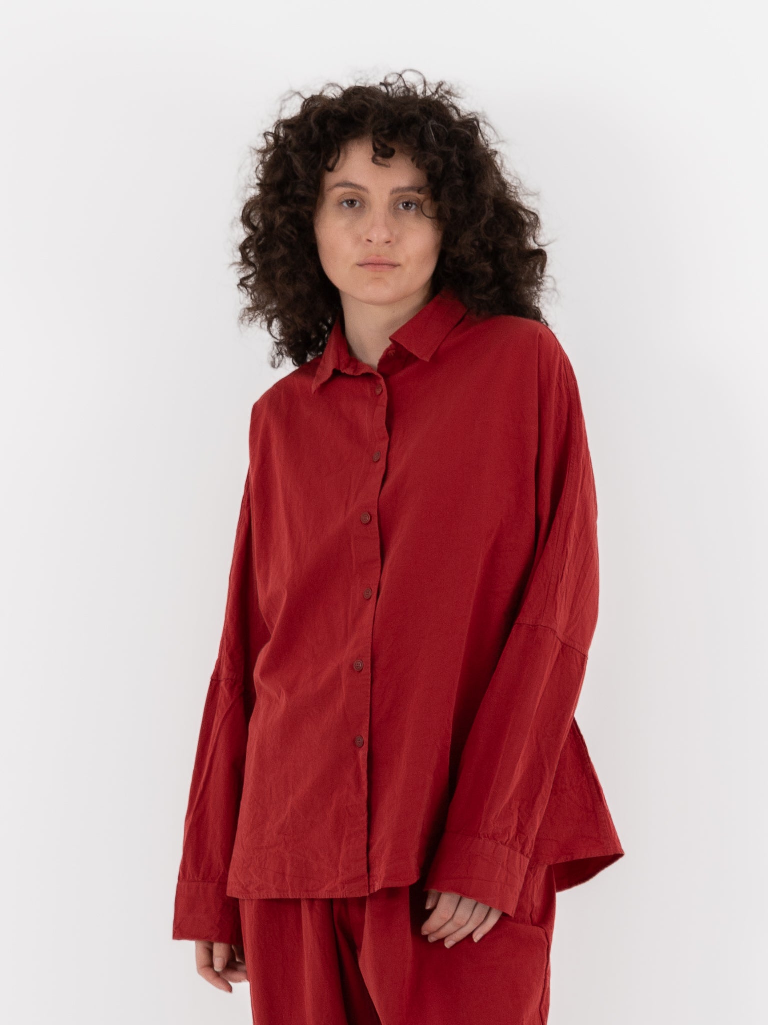 Casey Casey Waga Shirt in Rusty - CASEY CASEY at Worthwhile - shop TOP