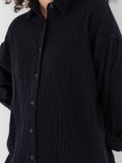 Casey Casey Tippy Shirt in Navy - CASEY CASEY at Worthwhile - shop TOP