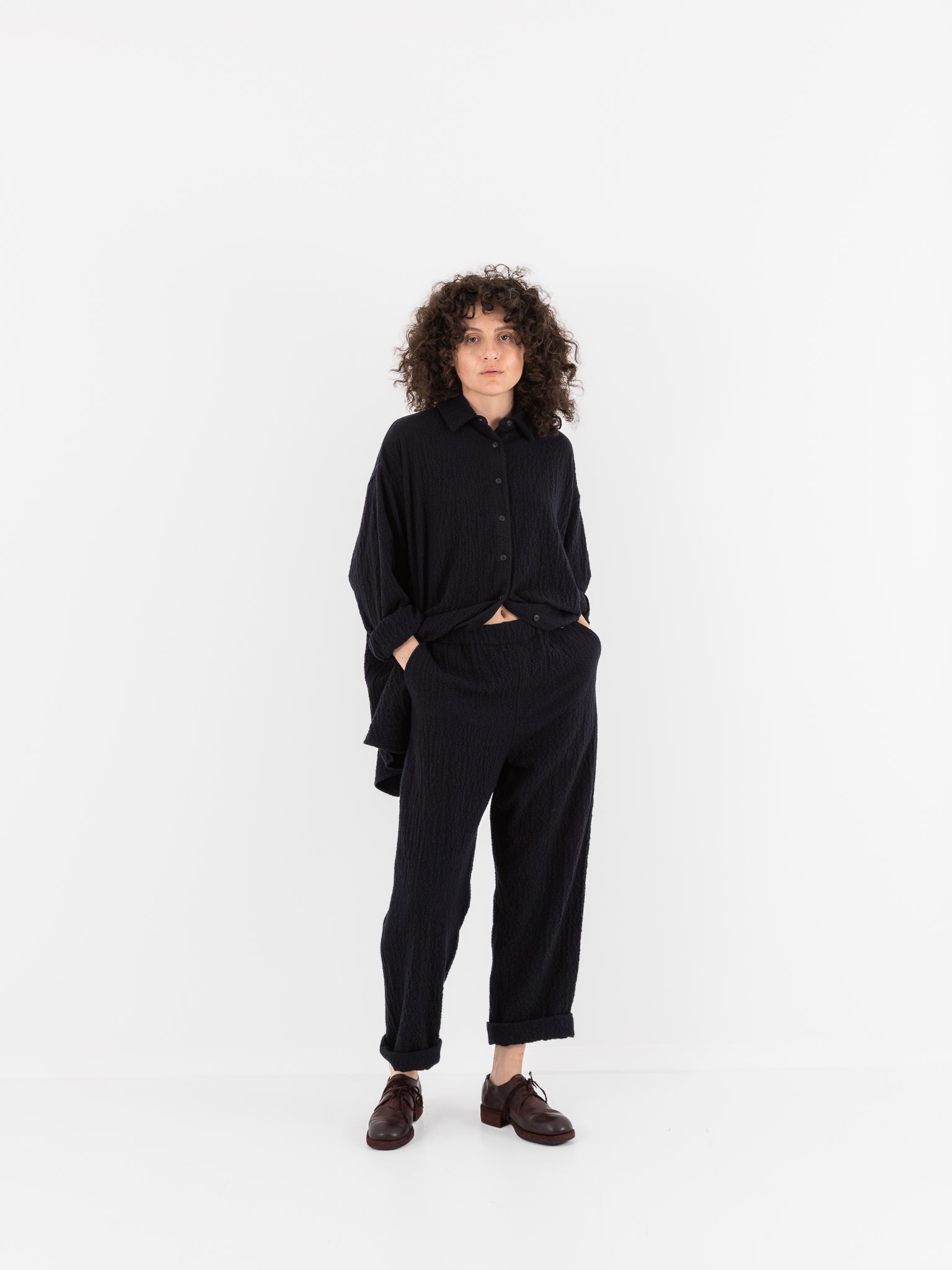 Casey Casey Fabi Pant in Navy - CASEY CASEY at Worthwhile - shop PANT