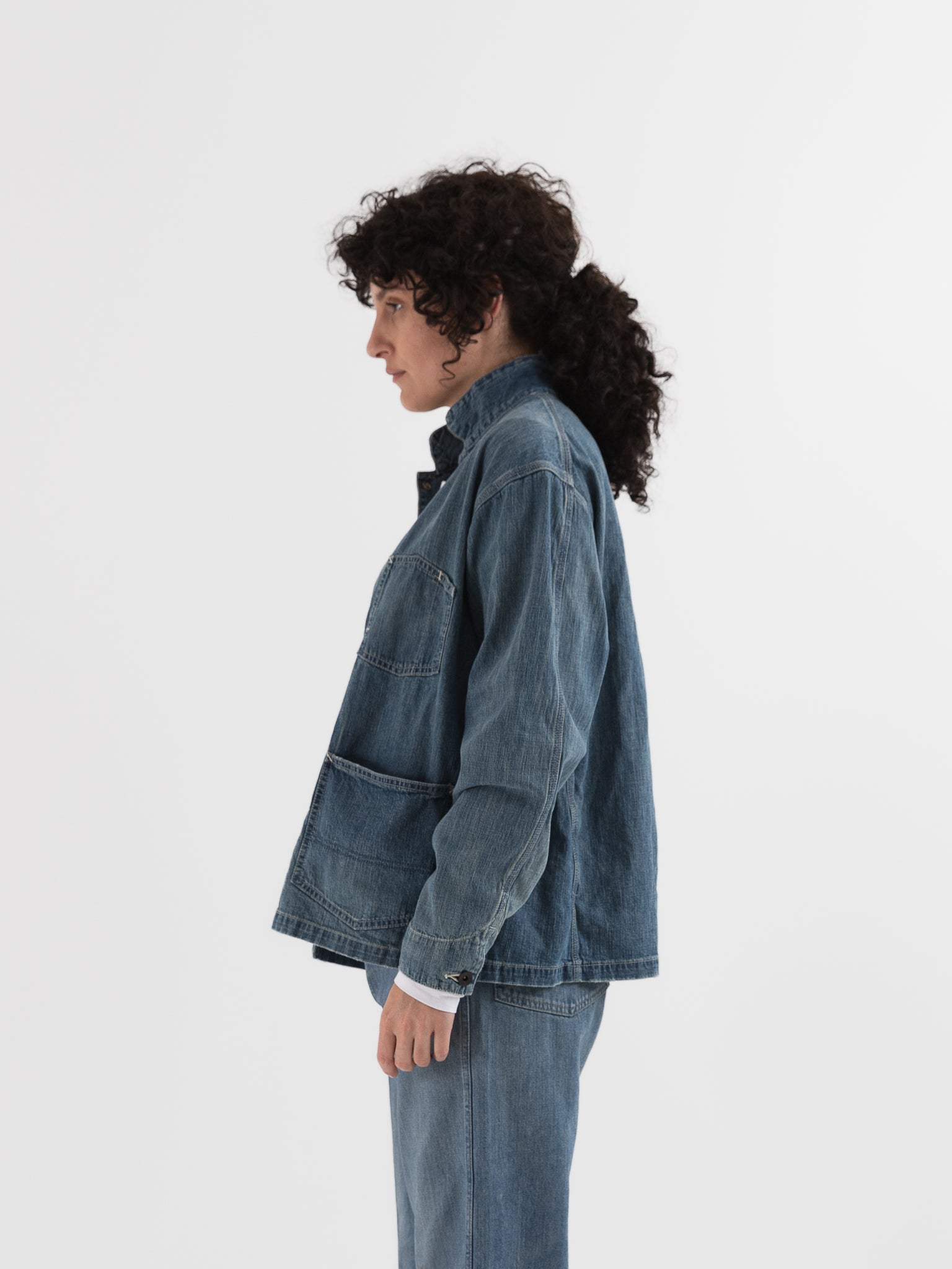 Chimala Short Chore Jacket in Light Vintage - CHIMALA at Worthwhile - shop JACKET