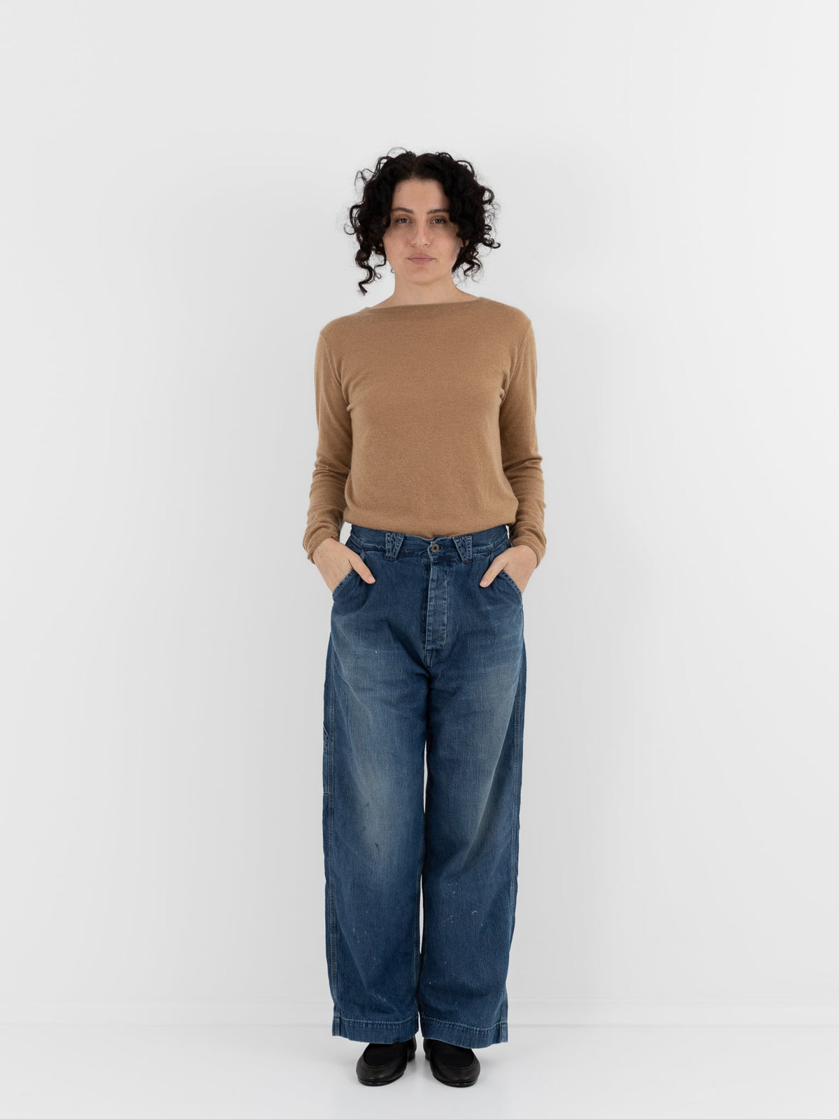 Chimala Denim Painter Pants in Medium Engineer Wash - CHIMALA at Worthwhile - shop PANT