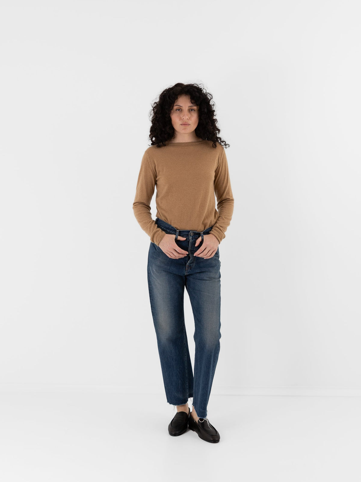 Chimala Selvedge Ankle Cut in Dark Vintage - CHIMALA at Worthwhile - shop PANT