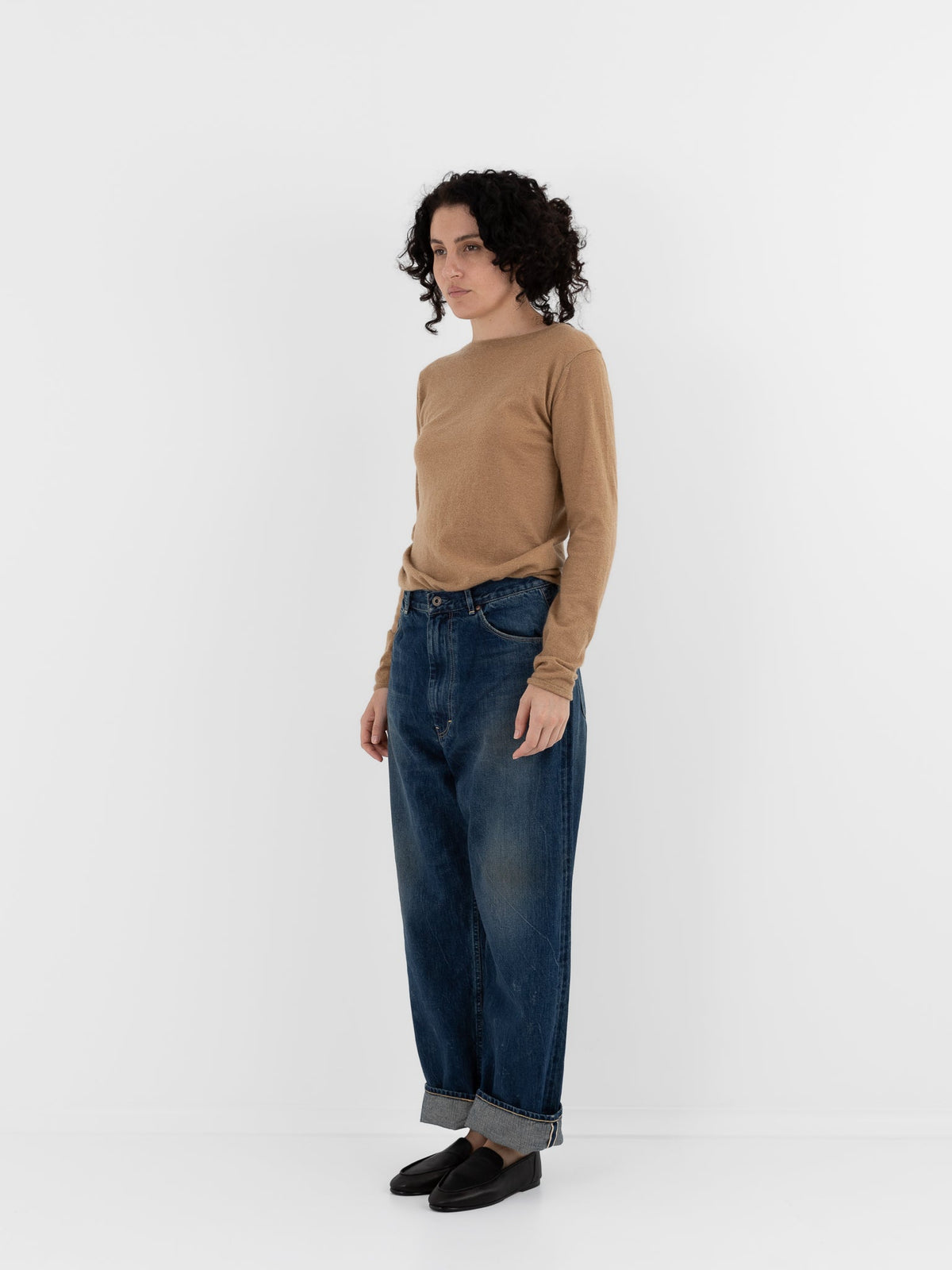 Chimala Selvedge Denim Ranch Pants in Dark Wash - CHIMALA at Worthwhile - shop PANT