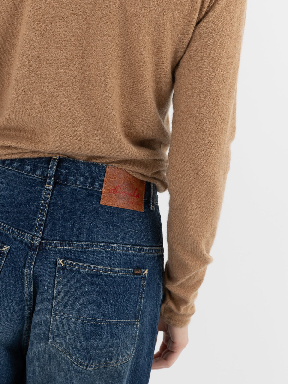 Chimala Selvedge Denim Ranch Pants in Dark Wash - CHIMALA at Worthwhile - shop PANT