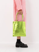 Christian Peau Small Tote, Green - CHRISTIAN PEAU at Worthwhile - shop BAG