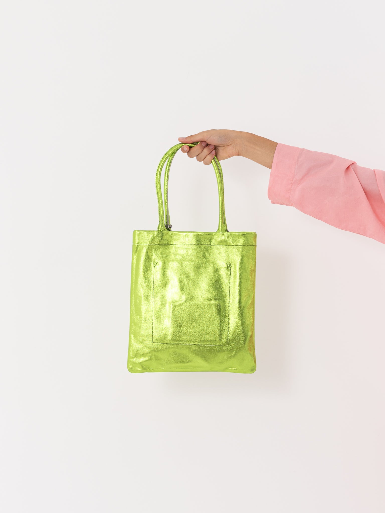 Christian Peau Small Tote, Green - CHRISTIAN PEAU at Worthwhile - shop BAG