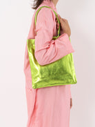 Christian Peau Small Tote, Green - CHRISTIAN PEAU at Worthwhile - shop BAG