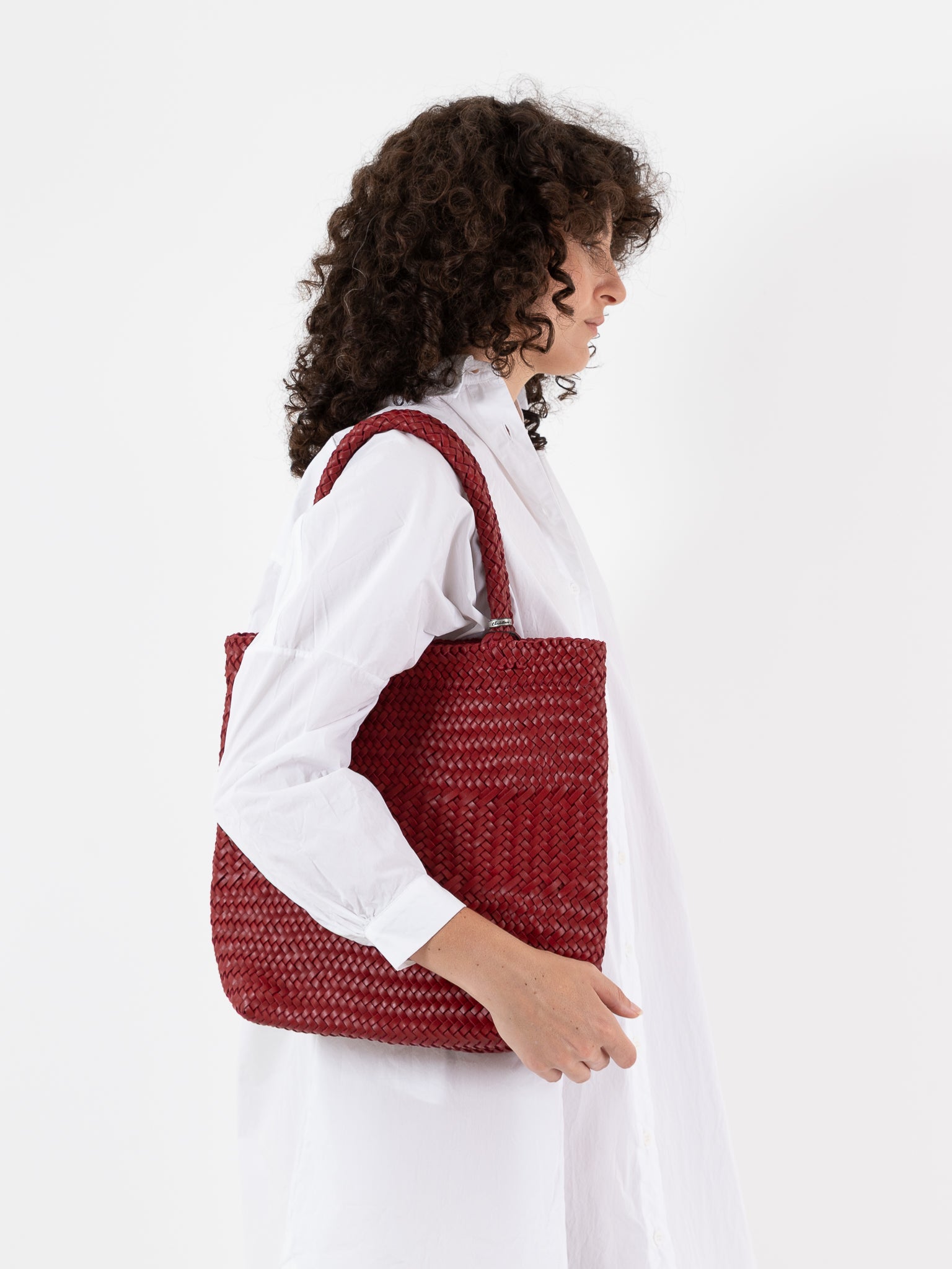 Christian Peau Small Mesh Bag in Red - CHRISTIAN PEAU at Worthwhile - shop BAG