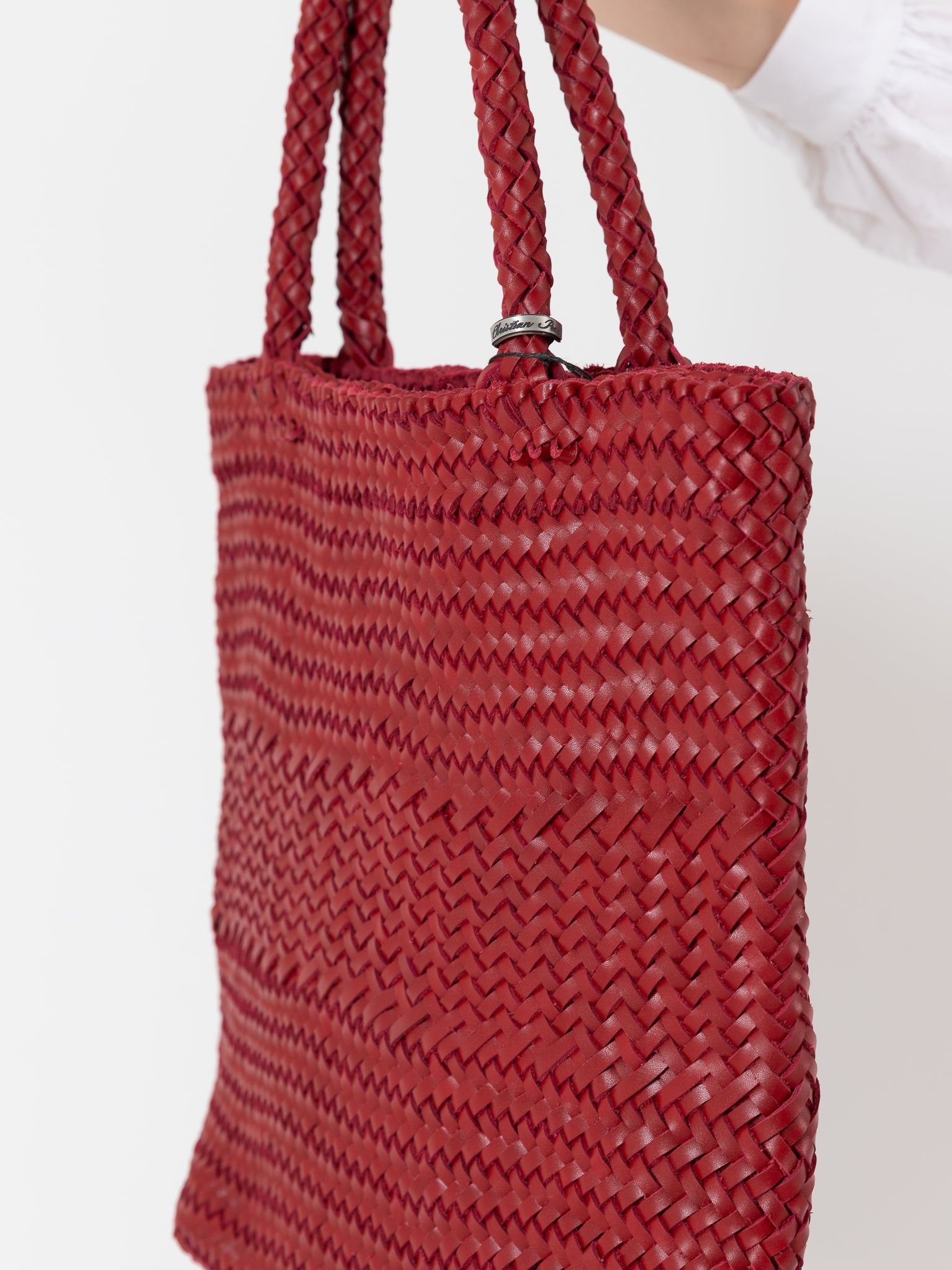 Christian Peau Small Mesh Bag in Red - CHRISTIAN PEAU at Worthwhile - shop BAG
