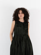 Christian Peau Fringe Dress in Kale - CHRISTIAN PEAU at Worthwhile - shop DRESS