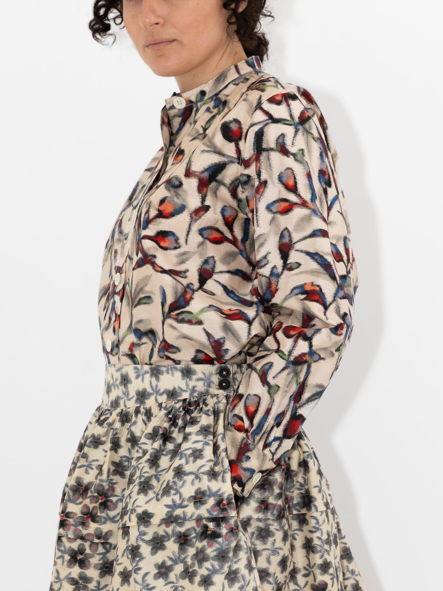 Christian Peau Ikat Jacket in Flower - CHRISTIAN PEAU at Worthwhile - shop JACKET