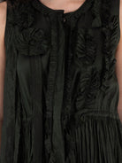 Christian Peau Fringe Dress in Kale - CHRISTIAN PEAU at Worthwhile - shop DRESS