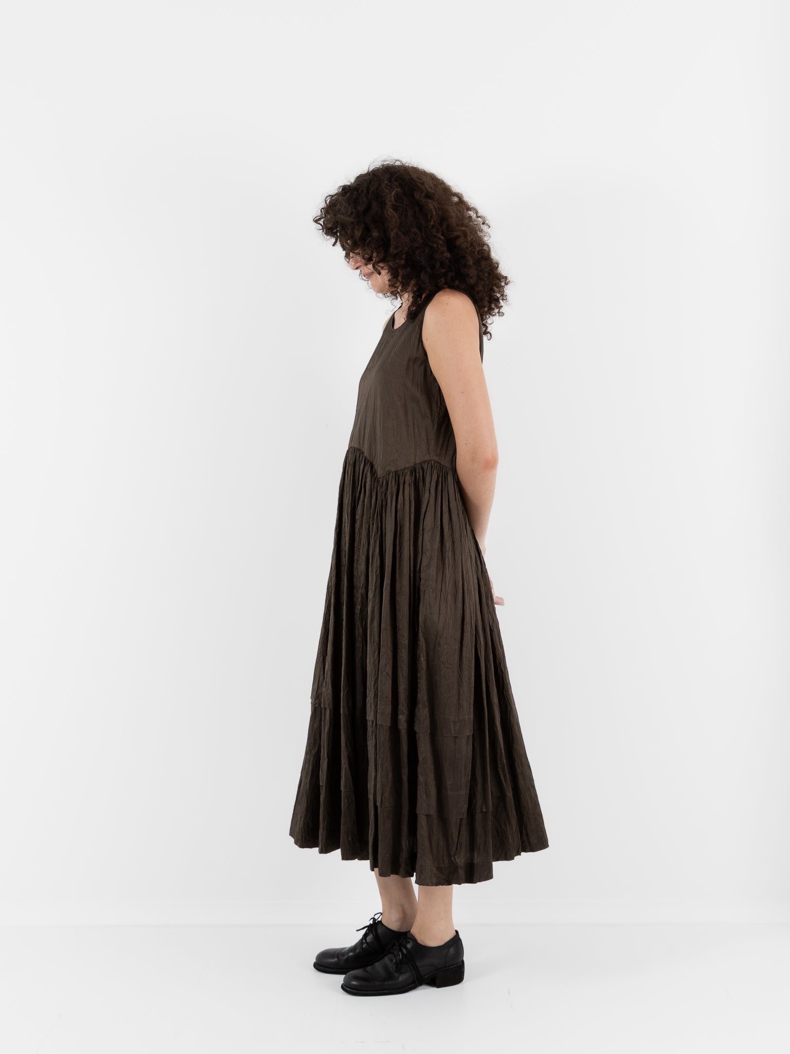 Christian Peau Dress in Moss - CHRISTIAN PEAU at Worthwhile - shop DRESS