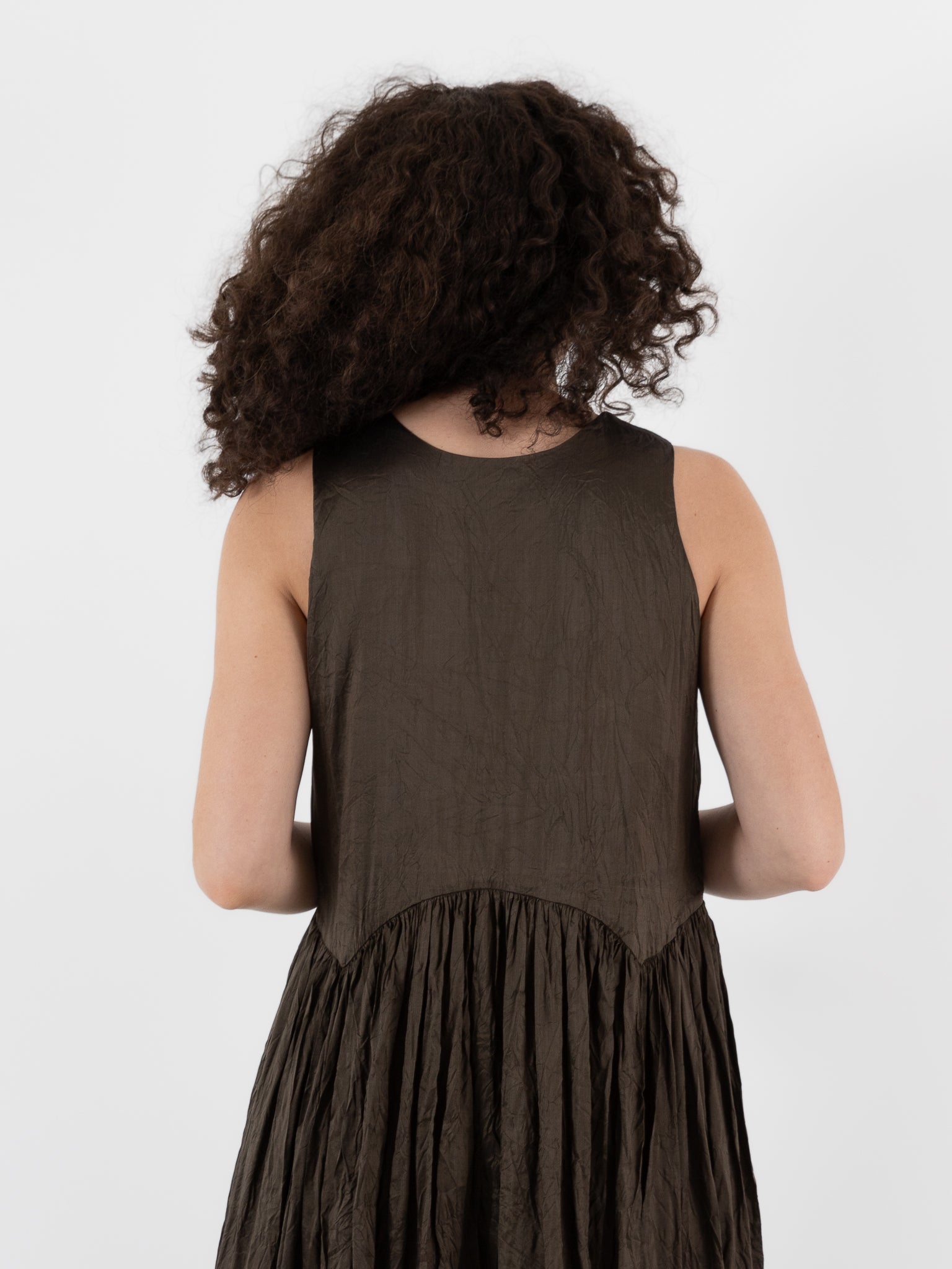 Christian Peau Dress in Moss - CHRISTIAN PEAU at Worthwhile - shop DRESS