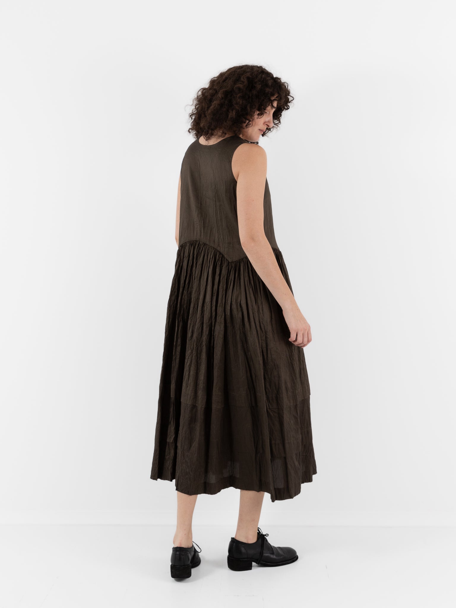 Christian Peau Dress in Moss - CHRISTIAN PEAU at Worthwhile - shop DRESS