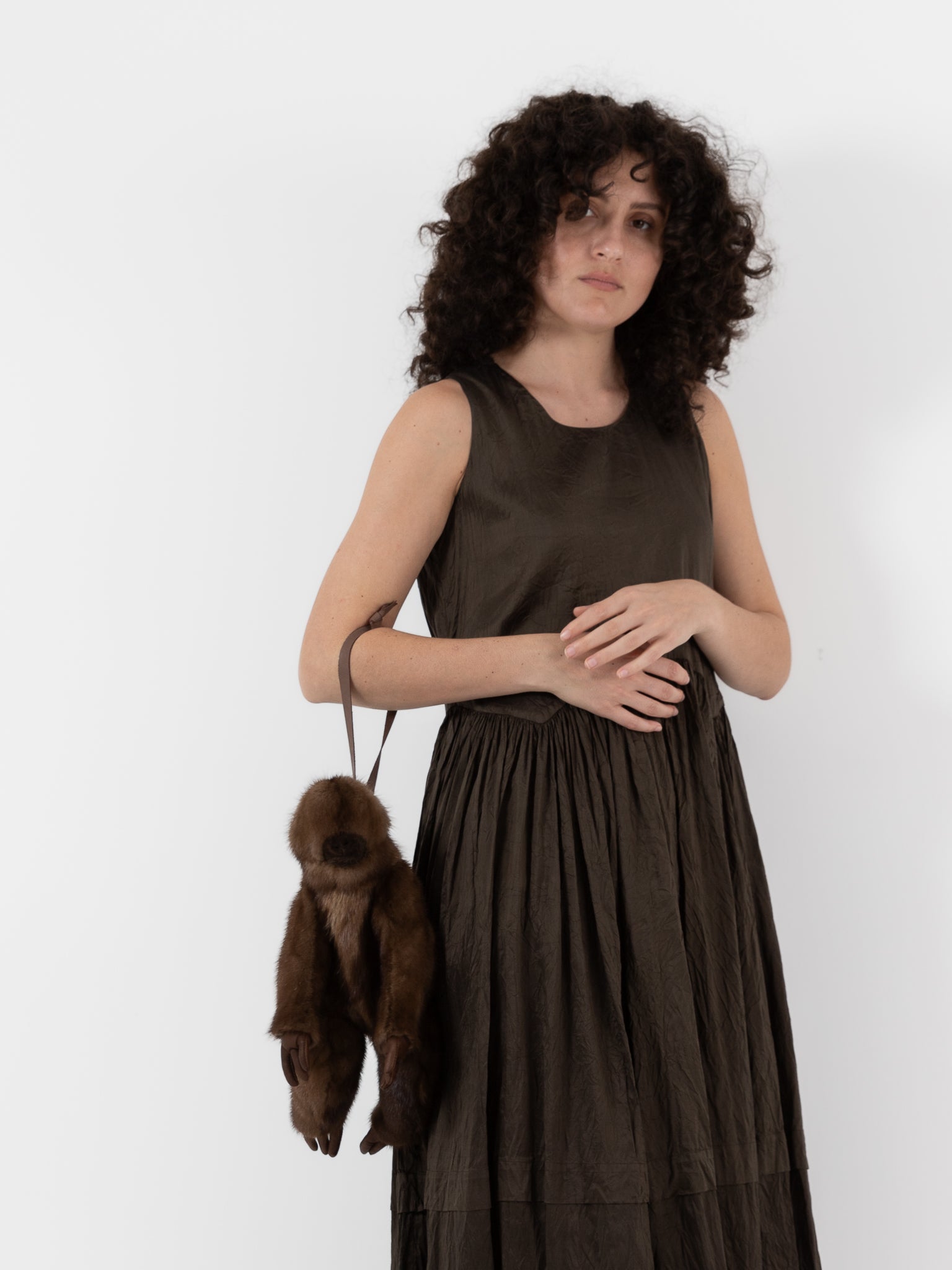 Christian Peau Orrorin Pouch in Tan - CHRISTIAN PEAU at Worthwhile - shop BAG