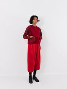 Cocoon Cocoon Patchwork Vest in Red/Rust - COCOON COCOON at Worthwhile - shop VEST