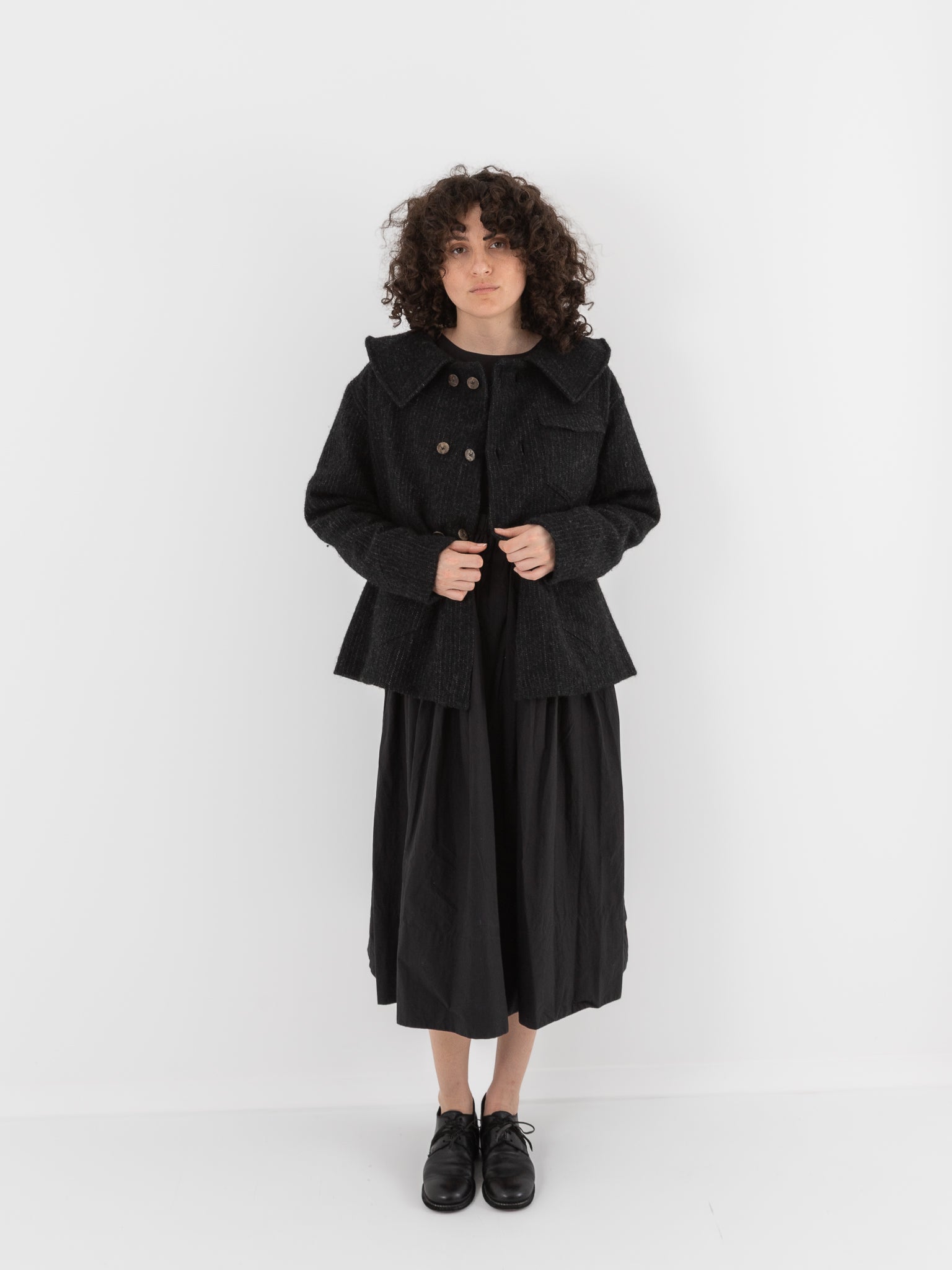 Cocoon Cocoon Double Breasted Jacket in Grey - COCOON COCOON at Worthwhile - shop JACKET