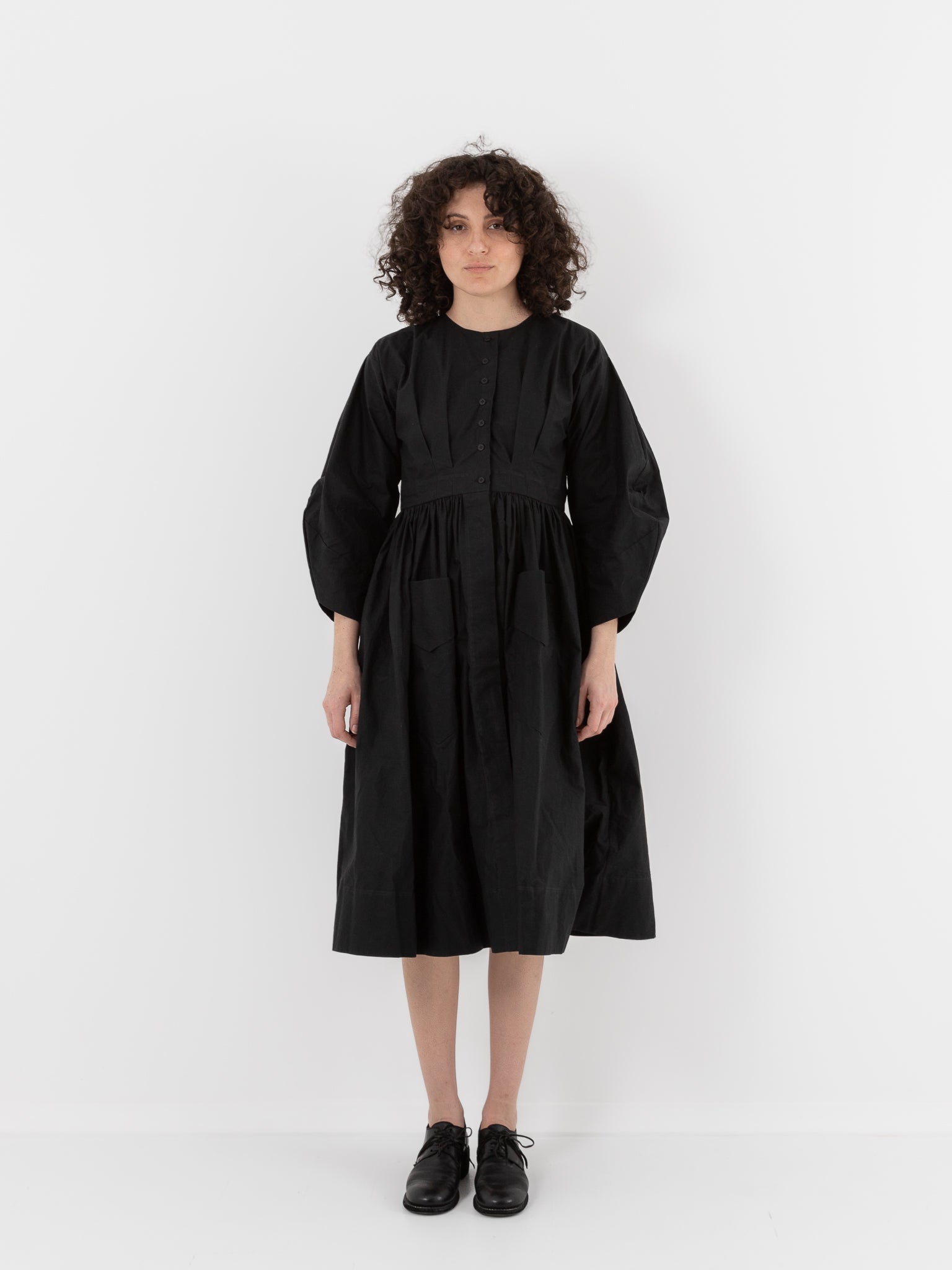 Cocoon Cocoon Curve Sleeve Dress in Black - COCOON COCOON at Worthwhile - shop DRESS