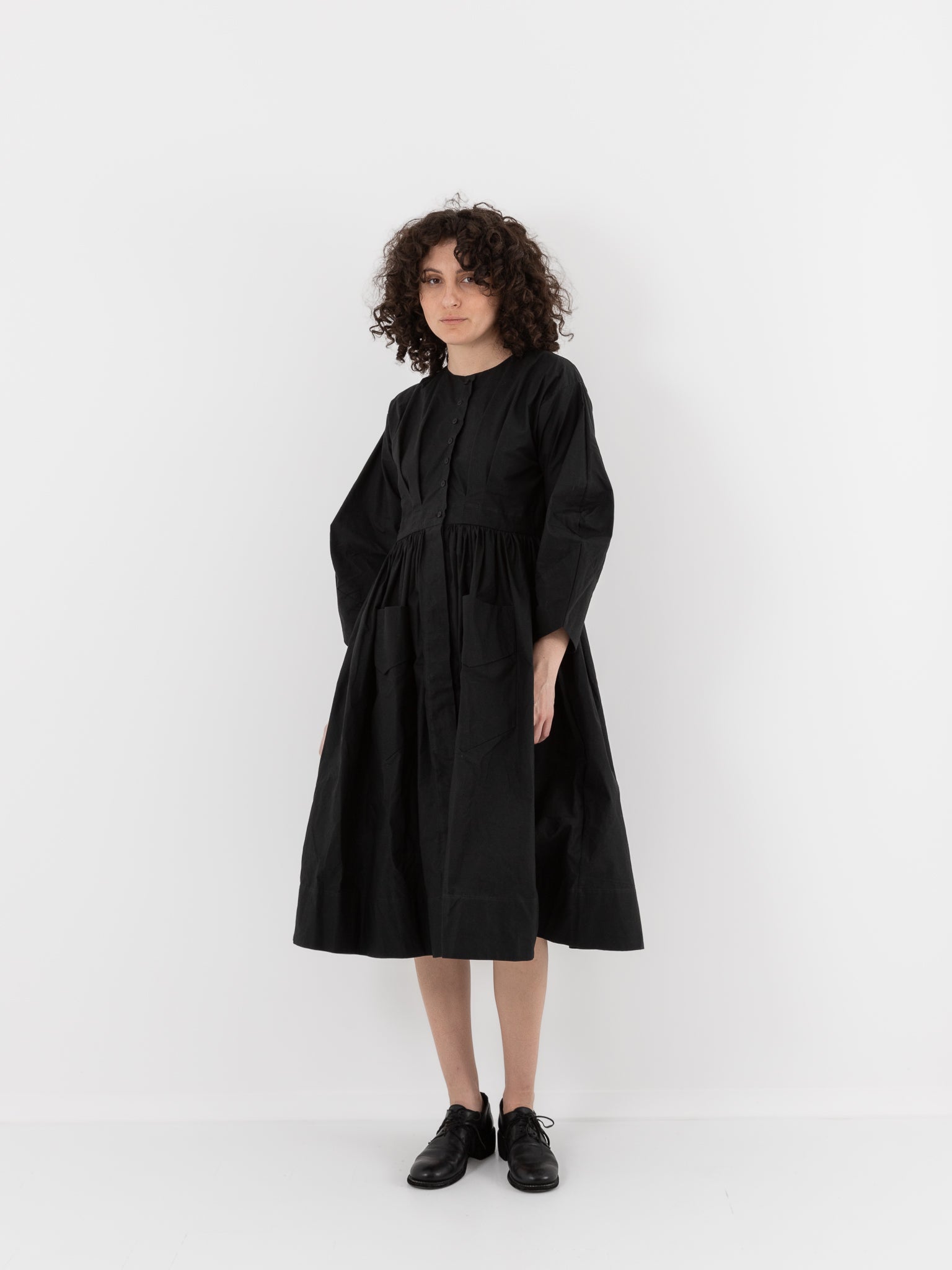 Cocoon Cocoon Curve Sleeve Dress in Black - COCOON COCOON at Worthwhile - shop DRESS