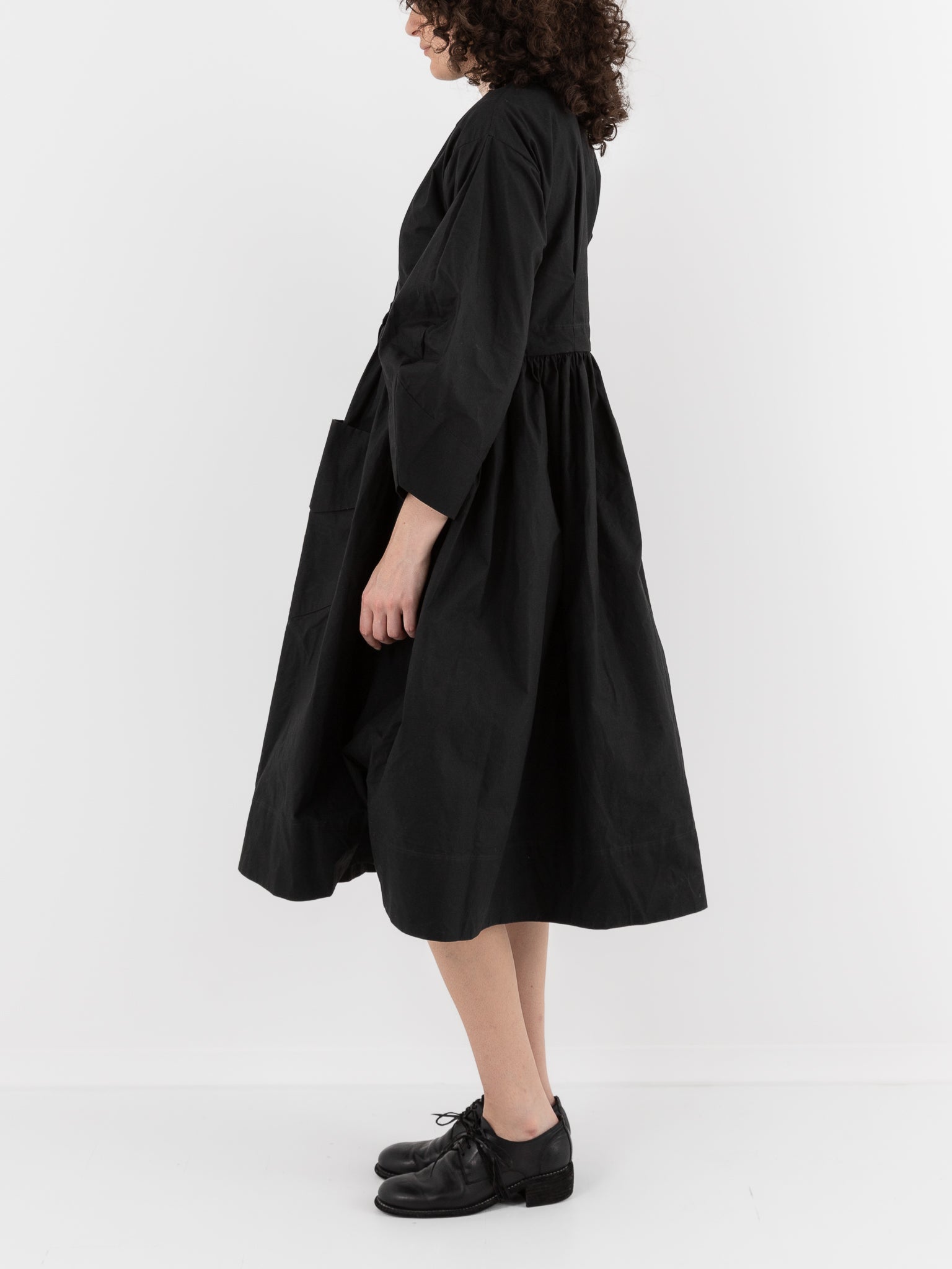 Cocoon Cocoon Curve Sleeve Dress in Black - COCOON COCOON at Worthwhile - shop DRESS