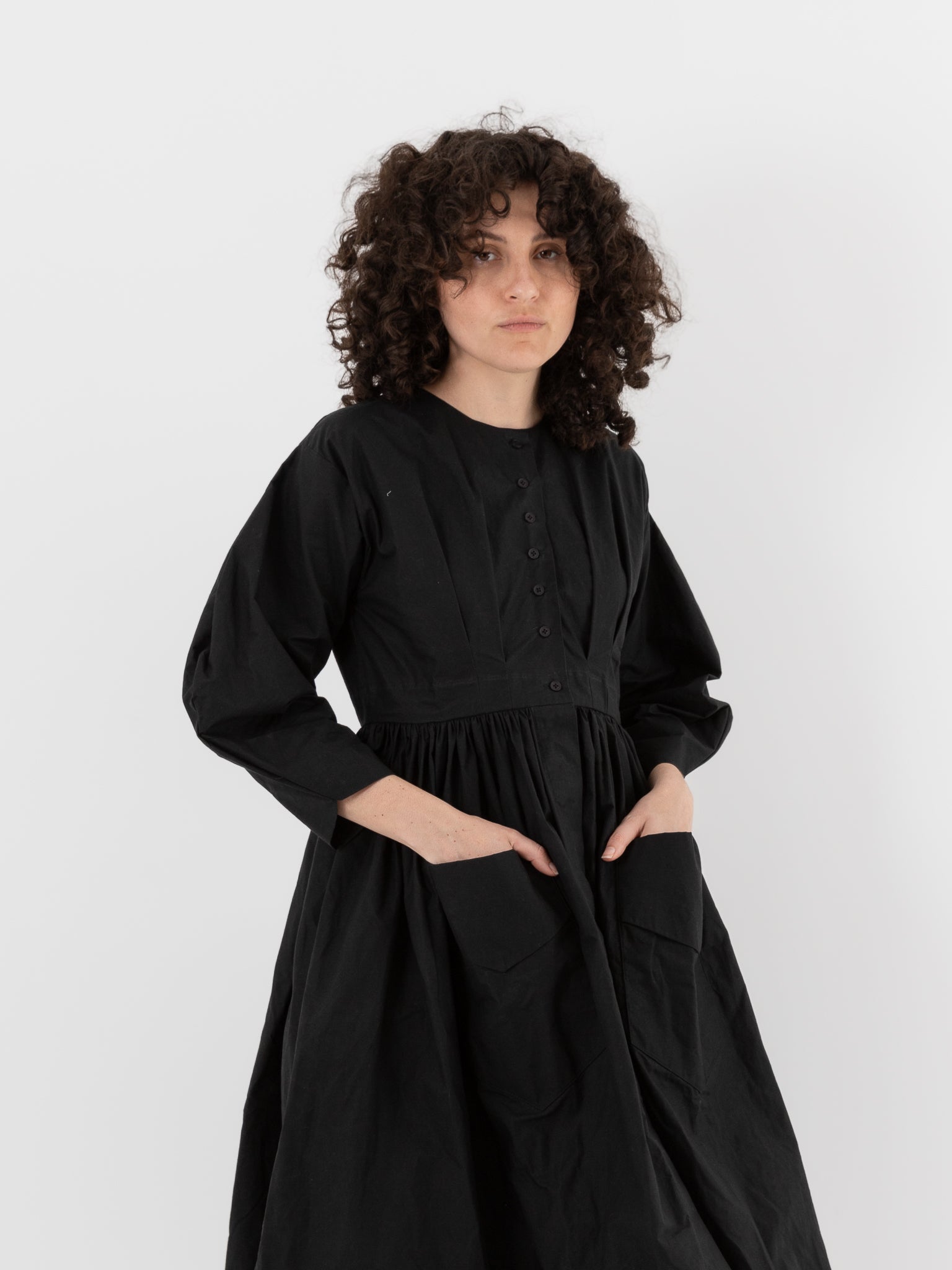 Cocoon Cocoon Curve Sleeve Dress in Black - COCOON COCOON at Worthwhile - shop DRESS