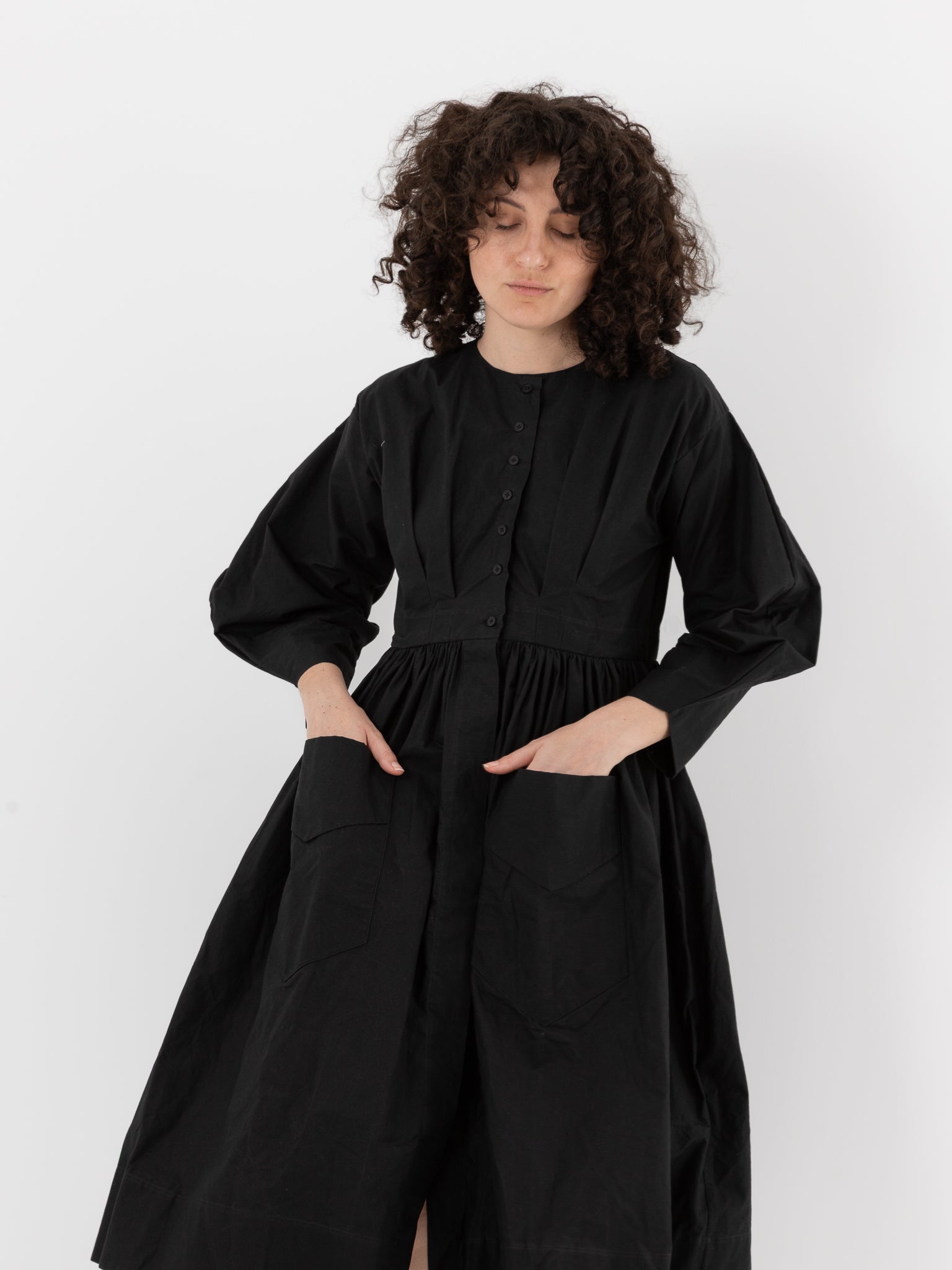 Cocoon Cocoon Curve Sleeve Dress in Black - COCOON COCOON at Worthwhile - shop DRESS