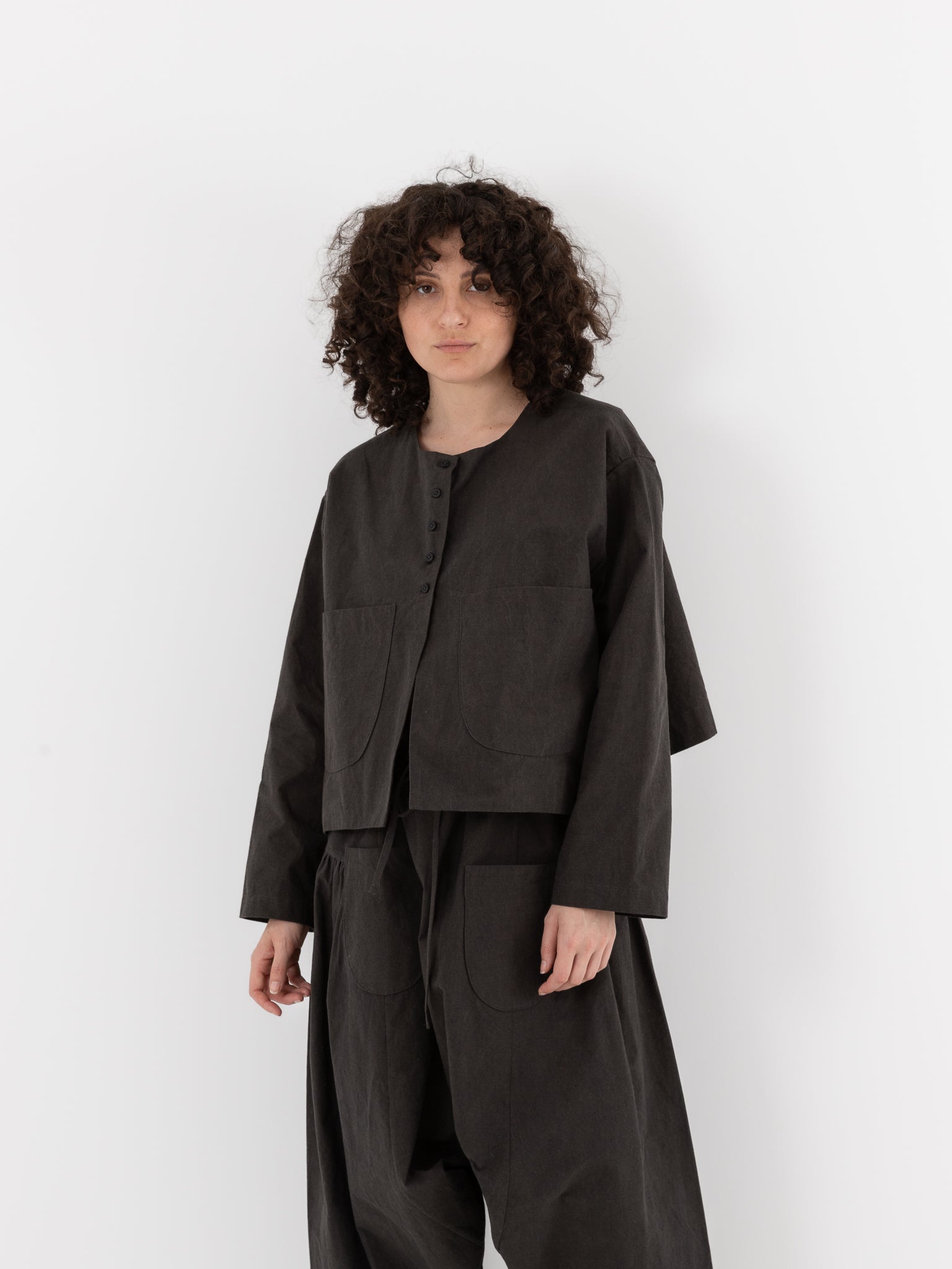 Cocoon Cocoon Studio Jacket in Moss Grey - COCOON COCOON at Worthwhile - shop JACKET