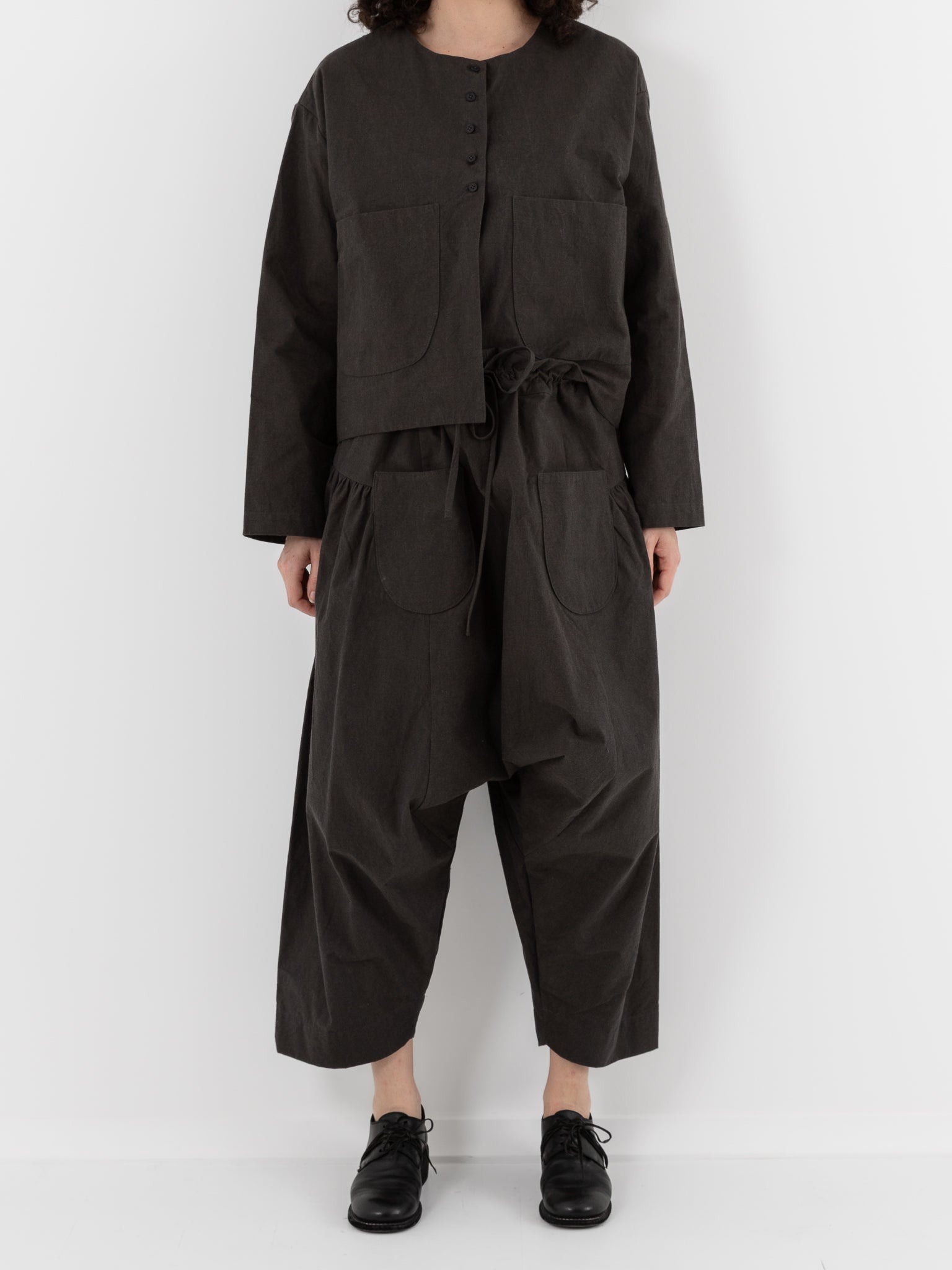 Cocoon Cocoon Studio Trousers in Moss Grey - COCOON COCOON at Worthwhile - shop JACKET