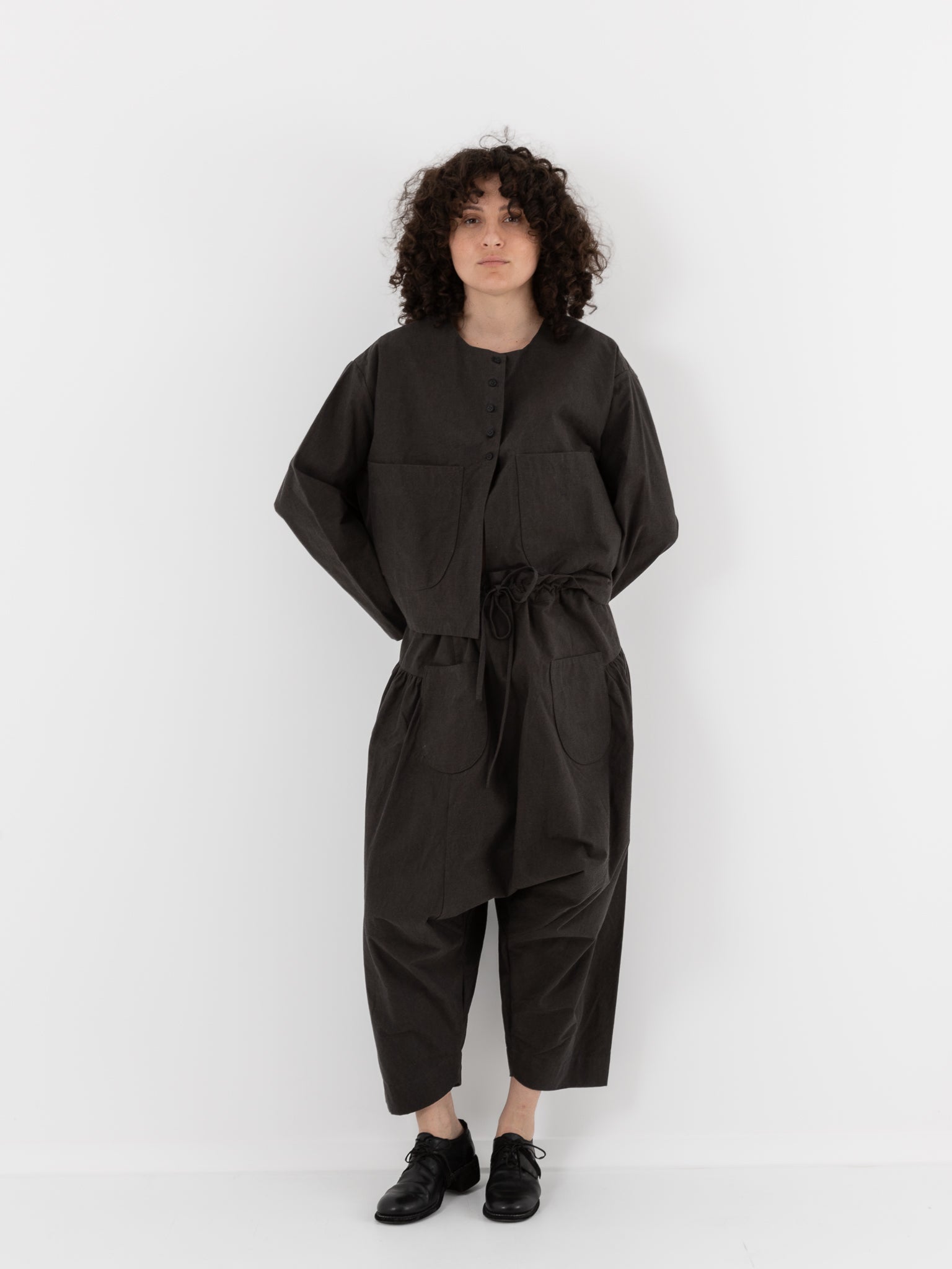 Cocoon Cocoon Studio Trousers in Moss Grey - COCOON COCOON at Worthwhile - shop JACKET