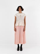 Cocoon Cocoon Swiss Dot Shirt in White - COCOON COCOON at Worthwhile - shop TOP