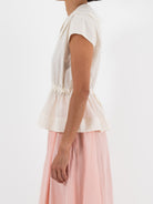 Cocoon Cocoon Swiss Dot Shirt in White - COCOON COCOON at Worthwhile - shop TOP