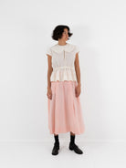 Cocoon Cocoon Swiss Dot Shirt in White - COCOON COCOON at Worthwhile - shop TOP