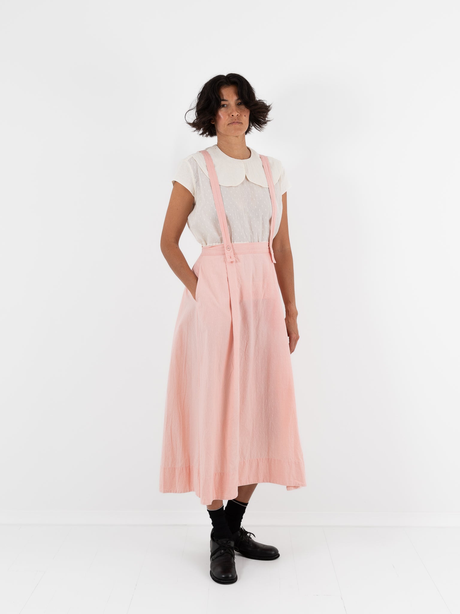Cocoon Cocoon Swiss Dot Skirt in Pink - COCOON COCOON at Worthwhile - shop SKIRT