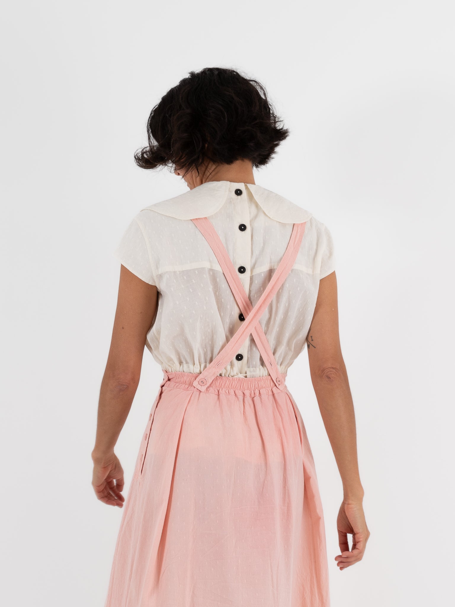 Cocoon Cocoon Swiss Dot Skirt in Pink - COCOON COCOON at Worthwhile - shop SKIRT